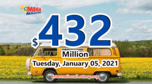 Mega Millions 的头奖在 2021 年首次开奖时达到 4.32 亿美元。