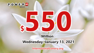 Powerball 彩池现已达到 5.5 亿美元：两位新获奖者获得 100 万美元。